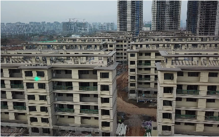 新希望錦粼九里裝修開工航拍